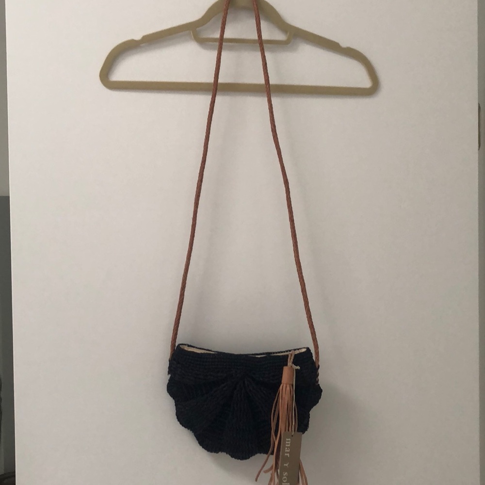 Mar Y Sol Raffia Crossbody
